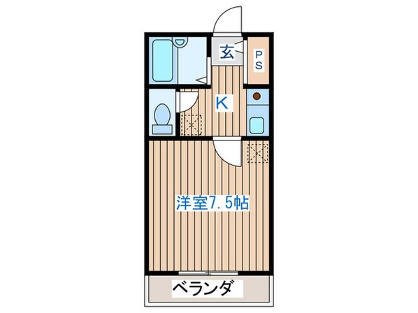 サンアム－ル１１の物件間取画像